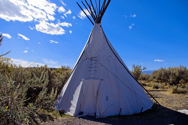 indiánské Tee-pee