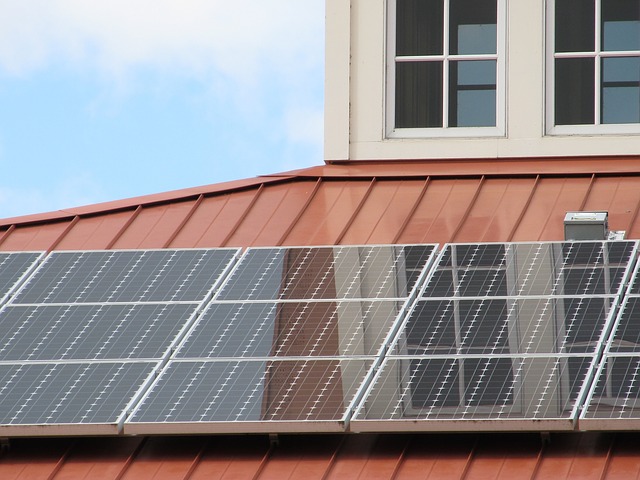 solární panel array